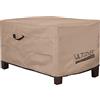 ULTCOVER Copertura impermeabile per ottomana, rettangolare, per esterni, dimensioni 101 x 50 x 45 cm, colore: nero