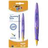 Bic Beginners Twist, Penna a Sfera Retrattile, Ricaricabile, Blister 1 + Refill, Modelli Assortiti