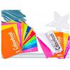Colourbook 12 MAXI QUADERNI QUADERNONE A4 COLOURBOOK MONOCOLORE QUADRETTINI CON MARGINE PACCO 100 GR