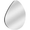 Dmora - Specchio Menkar, Specchiera, Articolo d'arredo a muro, Decorazione con specchio, 60x2h60 cm, Nero