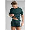 Intimissimi Boxer In Cotone Mercerizzato Filo Premium Con Logo Verde