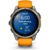 Garmin Fenix 8 Zaffiro (2024) | 47 mm | argento | arancione - buono