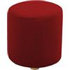 uyeoco Elasticizzato Copri Pouf Rotondo - 50x50/45x45/40x40/60x60 Velluto/Jacquard Copri Ottomano Cover -Lavabile Copertura Dell'Ottomano -Tondo Fodere Coprisgabello Poggiapiedi(Color 12,D37xH42cm)