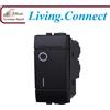 ETTROIT Connect.With.Bticino.Living Frutti interruttore bipolare 16A 1m antracite modello light