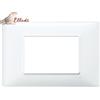 GlobalME Connect.With.Vimar.Plana Coprifrutti Placca bianca 3 posti