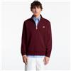 FRED PERRY Felpa FRED PERRY Half Zip Sweatshirt Oxblood