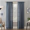No. 918 Amalfi - Tenda a pannello in tessuto misto lino, 137 x 160 cm, colore: denim