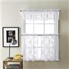 Curtainworks Sibella - Mantovana per finestra da cucina, 35,6 cm, colore: Bianco