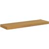 GHVBNMF Mensola da parete, 80 x 23,5 x 4 cm, in legno, moderna, per soggiorno, camera da letto, cucina e bagno, portata fino a 10 kg, colore: beige