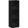 vidaXL Libreria/Mobile TV Nero 36x30x114 cm in Legno Multistrato
