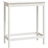 vidaXL Tavolo da Bar Bianco 100x50x110 cm in Legno Massello di Pino