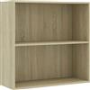 vidaXL Libreria Rovere Sonoma 80x30x76,5 cm in Legno Multistrato