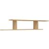 vidaXL Scaffale TV Parete Rovere Sonoma 125x18x23 cm Legno Multistrato