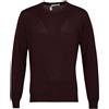 Cashmere Company Cashmere e Company maglia uomo in lana merinos, Bordeaux