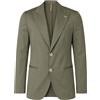 RPL Giacca Uomo monopetto in cotone, Verde Militare