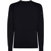 RRD Uomo RRD maglia uomo Cotton Techno Wash Round, Blu Navy
