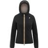 K-Way Giacca Donna Lily ST Warm double reversibile, Nero-Beige