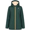 K-Way Giacca Donna Jacinthe Orsetto, Verde bosco