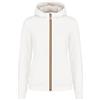 K-Way Felpa Donna Deva Light Spacer Fur reversibile / Bianco-Grigio, Bianco/Grigio