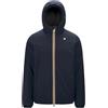 K-Way Giacca Uomo Jack ST Warm Double reversibile / Navy-Army, Navy-Militare