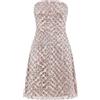 Allure Evening Abito Donna tubino con strass / Rosa Antico, Rosa antico