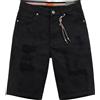 Gianni Lupo Bermuda Uomo Premium Denim, Nero
