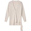 Mar de Margaritas Cardigan Donna over a trecce, Avorio
