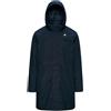 K-Way Giacca Uomo Thomas Warm Micro Canvas, Blu Navy