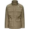 K-Way Giacca Uomo Manuene Warm Micro Canvas, Verde Militare