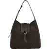 Hogan Borsa Donna Hobo in pelle scamosciata / Marrone, Marrone