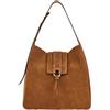 Hogan Borsa Donna Hobo in pelle scamosciata / Beige, Beige