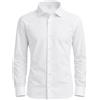 Xacus Camicia Uomo Slim Fit / Bianco, Bianco