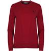 Us Polo Assn Felpa Uomo girocollo con logo, Rosso