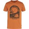 Fjall Raven T-Shirt Uomo TREKKING EQUIPMENT, Arancio