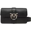 Pinko borsa donna LOVE ONE CLASSIC SLOUCHY, Nero/Argento