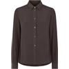 Pinko Camicia Donna in crepe de chine / Marrone, Marrone