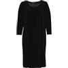 Chiara B. Abito Donna EUCALIPTO in crepe, Nero