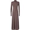 Pinko Abito Donna lungo in lana merino, Tortora