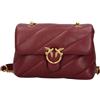 Pinko Borsa Donna Love Puff Mini Nappa / Ribes-Oro, Ribes/Oro
