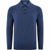 Impure Polo Uomo Colin in misto lana, Blu Navy