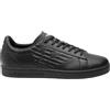 Emporio Armani Sneakers Uomo maxi logo in rilievo, Nero