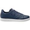 Emporio Armani Sneakers Uomo maxi logo in rilievo, Blu