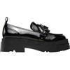 Liu Jo Mocassino Donna con suola chunky logata, Nero