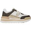 Liu Jo Sneakers Donna con inserto stampa monogram, Multicolore