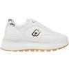 Liu Jo Sneakers Donna con logo laminato, Bianco