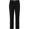 Paquito Pantaloni Donna con Vita Elasticizzata a Gamba Dritta, Nero