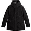Woolrich parka uomo Arctic Evolution in Ramar Cloth, Nero