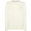 Sun68 Maglia Uomo Girocollo in Misto Lana Merino e Cotone, Panna