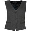 i Blues Gilet Donna in jersey microlavorazione, Antracite