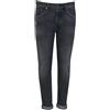 Dondup Jeans Uomo Icon Regular fit, Nero